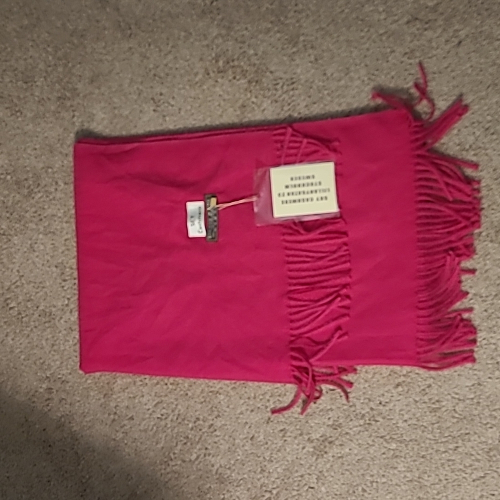Sky Cashmere Pink Virgin Wool Scarf